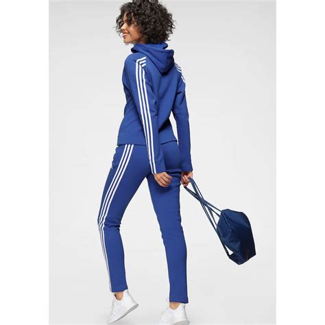 adidas samt anzug damen blau|Adidas de trainingsanzug.